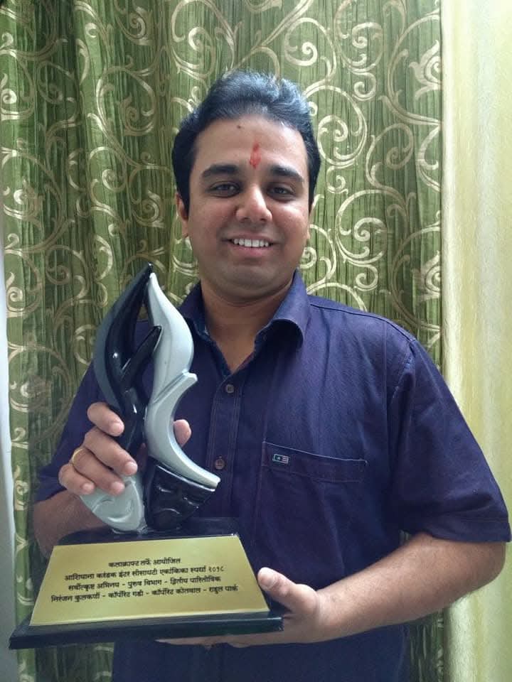 Best Actor - Aashiyana Karandak Ekankika